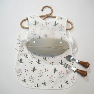 Bavoirs imperméables pour bébé Les bavoirs en tissu de <span class=keywords><strong>silicone</strong></span> ne blessent pas la peau Bavoirs pour bébé adultes respirants faciles à nettoyer - Product Image 4