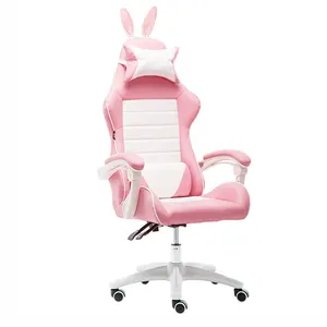 Gaming Stuhl Lautsprecher optional LED Musik Büros tühle Game Chair Gaming Pink Farbe