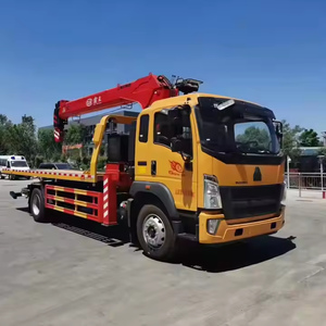 HOWO yeni 4x2 Flatbed tamirci çekme kamyon dizel yol kurtarma aracı satılık - Product Image 2