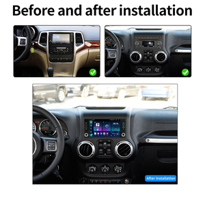 Gerllish Android Auto <span class=keywords><strong>Autoradio</strong></span> pour Jeep Wrangler <span class=keywords><strong>Dodge</strong></span> Grand Cherokee Chrysler 300C Patriot Commander <span class=keywords><strong>Caliber</strong></span> Challenger - Product Image 2