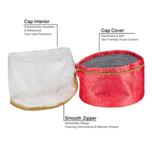 Gorro de vapor para el cabello, gorro eléctrico para calentar el cabello, gorro de <span class=keywords><strong>tratamiento</strong></span> térmico, gorro impermeable con autocalentamiento, SPA, cuidado nutritivo para el cabello - Product Image 5