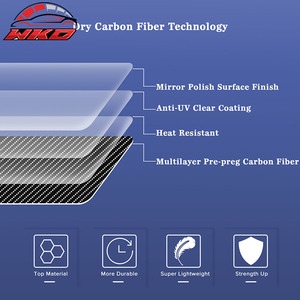 Convient pour Toyota GR Supra A90 A91 2020-2026 Aileron de coffre style V Noir brillant Fibre de carbone sèche - Product Image 5
