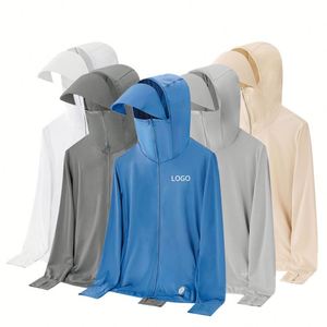 Veste de course imperméable, protection UV, unisexe, pour le sport, la randonnée, la pêche, à capuche, séchage rapide, légère, coupe-vent pour l'extérieur - Product Image 1