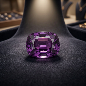 Cojín facetado de alta calidad de 5X7mm, piedra preciosa de diamante rosa, granate rodolita Natural, fábrica de piedras preciosas sueltas certificadas por IGI - Product Image 4
