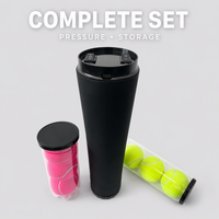 Régleur de pression de balle à contrôle précis avec double compatibilité pour tennis et padel, recharge USB pour magasin