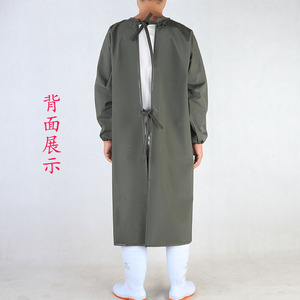 Tablier de travail réversible en PVC imperméable et résistant à l'huile, à manches longues, pour adultes, pour la cuisine et l'usage industriel - Product Image 5