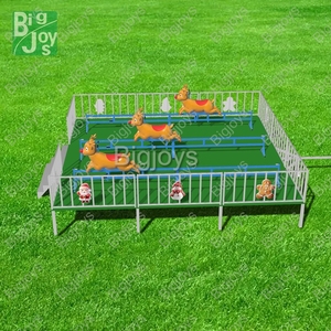 Manèges de parc d'attractions extérieur attrayants : Course d'animaux portable pour enfants et adultes en promotion - Product Image 4