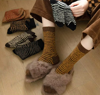 Chaussettes pour femmes - Imprimé animal - Antibactériennes et respirantes - Utilisation quotidienne en automne