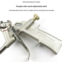 Pistolet à colle industriel tout métal pour le bricolage avec source d'alimentation manuelle pour mastic polyuréthane spécial facile à nettoyer