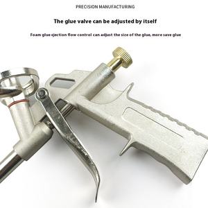 Pistolet à <span class=keywords><strong>colle</strong></span> industriel tout métal pour le bricolage avec source d'alimentation manuelle pour mastic <span class=keywords><strong>polyuréthane</strong></span> spécial facile à nettoyer - Product Image 4