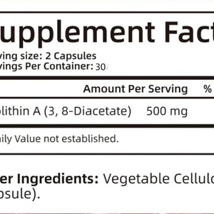 Cápsulas OEM de Urolithin A, Suplemento de Urolithin A, Cápsulas de Urolithin A, Distribuidores Mayoristas de Suplementos de Urolithin A - Product Image 2