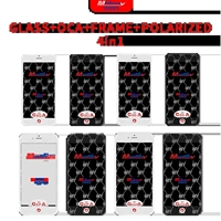 Musttby 4 en 1 VERRE + OCA + CADRE + Verre POLARISÉ pour remplacement d'écran de téléphone portable pour iPhone 6-8 Series