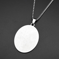 Collier Hip Hop en Acier Inoxydable Style Européen et Américain, Collier de Protection Saint Patrick Irlandais, Bijoux