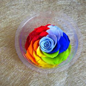 Rosas Preservadas de Grado A de YUNNAN al por Mayor, Flor <span class=keywords><strong>Preservada</strong></span> de Larga Duración de 9-10 cm, Cabeza de <span class=keywords><strong>Rosa</strong></span> Arcoíris <span class=keywords><strong>Preservada</strong></span> de Gran Tamaño para Arreglos Florales - Product Image 4