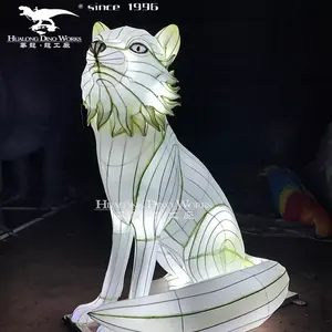 Lanternes de haute qualité pour la fête de la mi-automne, décoration, lanterne en forme d'animal <span class=keywords><strong>renard</strong></span> - Product Image 5