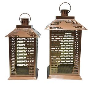 Antique Gold Iron <b>Metal</b> Candle Holders Lanterns Christmas Decorative Light Jars Unique <b>Other</b> Category <b>Products</b> - Product Image 3