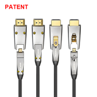 Ultra de audio y video hdmi 8k dm 10ft 8k @ 120hz 48gbp 15m 100 metros 8k óptico cable hdmi