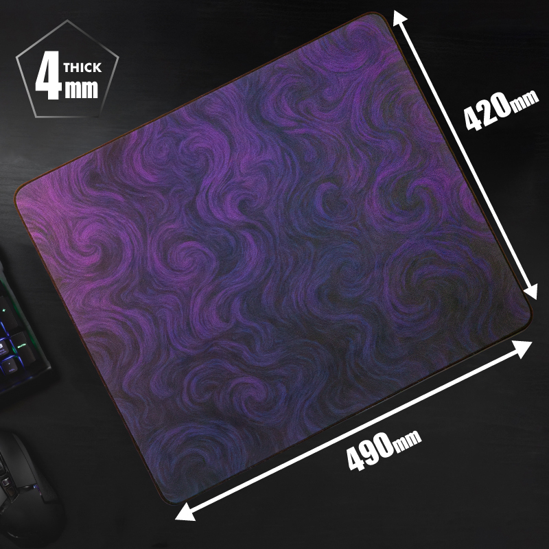 Tapis de souris de jeu Rose violette