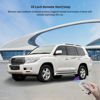 Démarreur à distance EASYGUARD Plug & Play pour Toyota Land Cruiser 2008-2015 sélectionné avec bouton de démarrage automatique LHD voiture