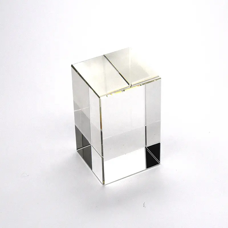 Professional crystal Manufacturer high quality Blank 3d laser engraved Crystal cube