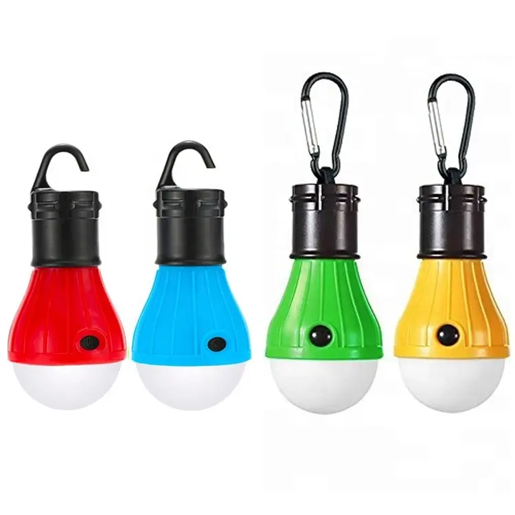 Ucuz Mini AAA pil sırt çantası kasırga acil durum ışıkları anahtarlık karabina kanca taşınabilir kamp ampul 3 LED çadır lambası