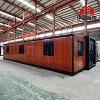 Villa prefabricada de acero ligero de 20 pies con baño y cocina, casa prefabricada expandible, casa móvil portátil