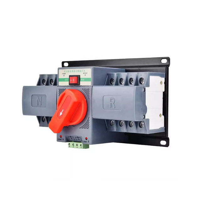LYHC LY803 CB Grade 3P Mini Automatic Transfer Switch Dual Power Three Phase 220V 10A 20kA Industrial Use Selector Switch