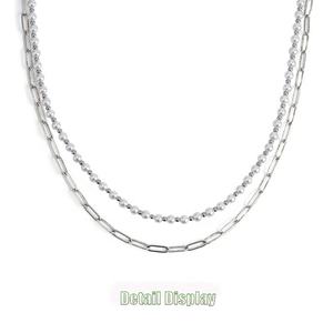 สร้อยคอแบบกำหนดเองได้สำหรับผู้หญิง สาวๆ ของขวัญ สร้อยสแตนเลสประดับจี้ ลูกปัด ของขวัญวันครบรอบ - Product Image 3