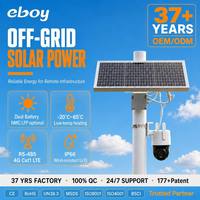 Caméra de sécurité solaire 4G pour extérieur à charge efficace et longue autonomie