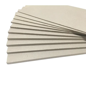 Feuilles de carton gris laminé de bonne qualité 1mm 1.5mm 2mm 3mm panneau dur panneau gris - Product Image 4