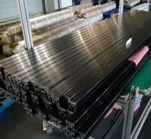 Profilo a T 3030 su Misura, Guida Lineare a C, Alluminio Anodizzato Nero, Taglio e Piegatura, Serie 6000 per Macchine CNC Personalizzate - Product Image 5