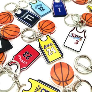 Porte-clés en acrylique PVC de haute qualité, tendance mode, design personnalisé, dessin animé, impression UV, avec motif de star de basket-ball NBA NASNAK - Product Image 2