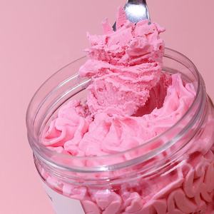 Exfoliante Corporal Natural de Fresa Batida 250ml con Manteca de Karité y Aceite de Coco, Etiqueta Privada, Cuidado de la Piel OEM - Product Image 5