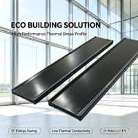 Tira de Aislamiento Térmico de Nylon Bergman PA66 GF25 para Perfiles de Aluminio, Puertas y Ventanas, Uso Hospitalario, Aislamiento Térmico, Ahorro de Energía