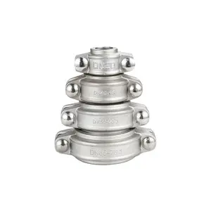 DN25 SS304 heavy duty flexible coupling for FRP Membrane vessel 300PSI