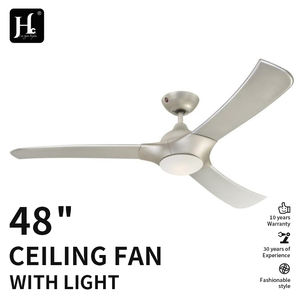 Ventilateur de plafond LED à moteur CC 52 pouces, 3 pales, télécommande, 6 vitesses, profil bas, pour salons - Vente en gros - Product Image 4