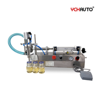 Machine de remplissage liquide de parfum de jus de tête du dessus de Table semi-automatique à petite échelle 1 50-500 ML pour la petite entreprise 2024