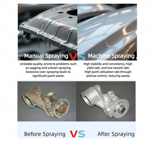<span class=keywords><strong>Robot</strong></span> de pulvérisation automatique à 5 axes IMLUCKY, contrôlé par PLC, haute productivité, pour la construction en métal/plastique/acier inoxydable - Product Image 2