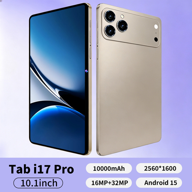 2026 Trending Tab I17pro Gaming Android Tablet 10000mAh 16GB+1TB Face Fingerprint ID Fingerprint & Face ID