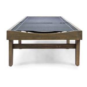 DB SUMMERLAND CHAISE LOUNGE Moderne Gris Foncé Maille Rotin Imperméable PE Loisirs de Plein Air Meubles Cour Parc Hôtel Portable - Product Image 6