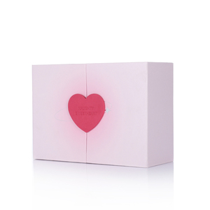 Customized romantic pink cosmetic packing box luxurious wedding candy gift box for sale