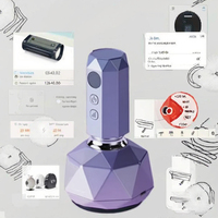 Instrument de massage corporel intelligent Meridian Guasha : Brosse électrique à ventouses à pression négative pour débloquer les points et masser la peau