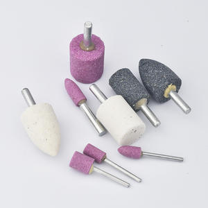 Tampons de polissage en céramique, têtes de meulage ovales, meules électriques en alumine chromée blanche, alumine chromée blanche - Product Image 1