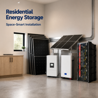 5-30kW Kommerzielles Solarenergiespeichersystem Hybrid-Wechselrichter LiFePO4-Batterie für Fabrik und Werkstatt