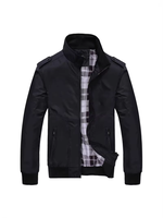 Veste coupe-vent décontractée à la mode pour hommes, vêtements d'extérieur minces pour le printemps, l'automne et l'hiver, nouveau manteau Ho avec fermeture éclair et logo à l'avant