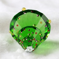 Ornements de Noël en cristal artificiel pour enfants, petit sapin de Noël, nouveau style 2025, fait main, pour filles