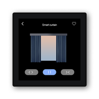 Panneau de commande intelligent 4 pouces Golden Security Zigbee 2026 pour maison connectée, interrupteur mural Tuya, contrôle de la lumière, du groupe et des rideaux