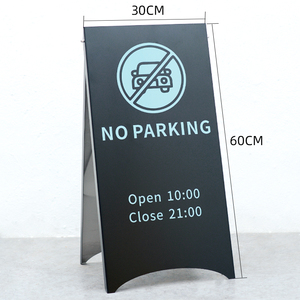 Gạ gẫm khách hàng tại cửa có thể gập lại sàn biển báo cửa hàng tùy chỉnh thiết kế kim loại khung dấu hiệu cửa hàng đồ nội thất hiển thị đứng - Product Image 5