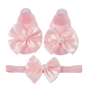 Conjunto <span class=keywords><strong>de</strong></span> calcetines y Diadema <span class=keywords><strong>de</strong></span> algodón polivinílico <span class=keywords><strong>para</strong></span> bebé al por mayor, <span class=keywords><strong>turbante</strong></span> con lazos <span class=keywords><strong>de</strong></span> pelo grandes <span class=keywords><strong>para</strong></span> bebé <span class=keywords><strong>de</strong></span> 0 a 12 <span class=keywords><strong>meses</strong></span>, calcetines <span class=keywords><strong>de</strong></span> gorro <span class=keywords><strong>para</strong></span> recién nacido - Product Image 4