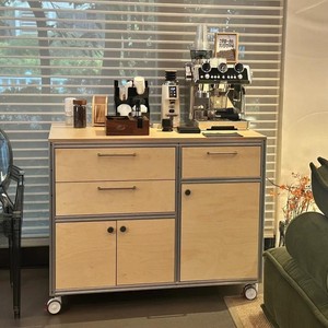 Armoires <span class=keywords><strong>à</strong></span> tiroirs mobiles pour salon, rangement pour dossiers et couverts, armoires de présentation modernes en aluminium, 4 tiroirs, meubles de maison durables - Product Image 6